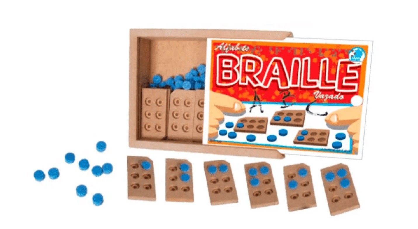 ALFABETO BRAILLE VAZADO