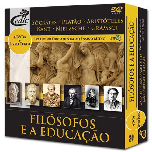 DVDS Os Filósofos e a Educação 4 dvds filósofos e educadores mais ...