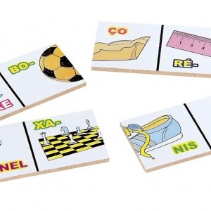 Domin� Divis�o Sil�bica em MDF