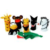 Fantoches Animais Selvagens 7 Personagens