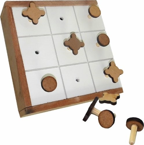 Jogo Da Velha Adaptado Braille MDF