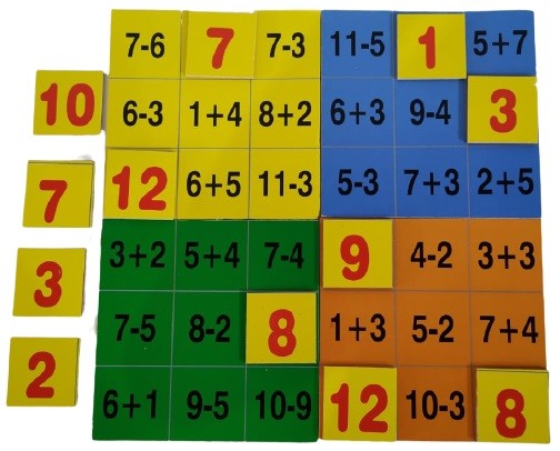 Jogo Loto Aritmético 50 Pç Madeira Raciocínio Matemática - Futura  Brinquedos Educativos