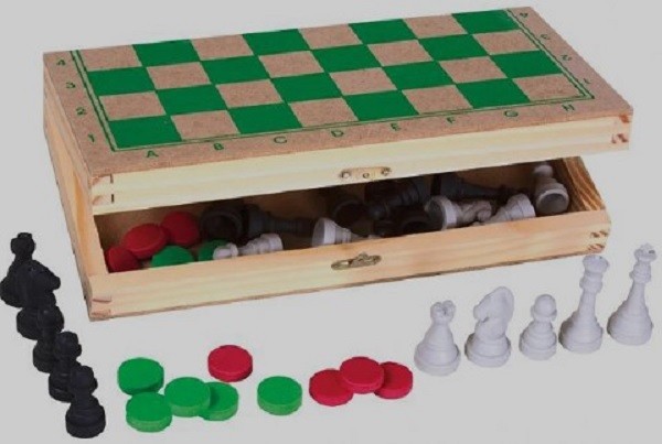 Jogo,de,Dama,Adaptado,Estojo, - Brinquedos E Jogos Pedagógicos e Educativos